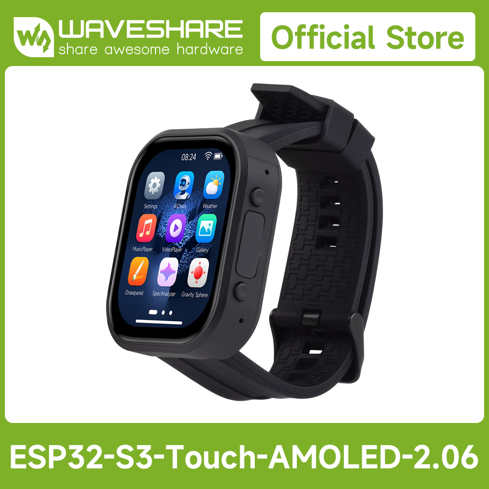 Waveshare ESP32-S3 2.06inch AM - đánh giá và giá Waveshare Esp32