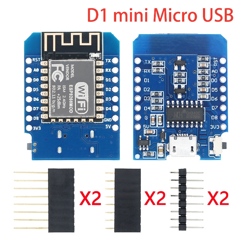 Micro USB/Type-C USB WeMos D1  - đánh giá và giá Nodemcuv2