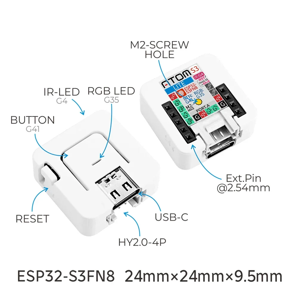 M5Stack AtomS3-Lite ESP32-S3 D - đánh giá và giá Doit Esp32