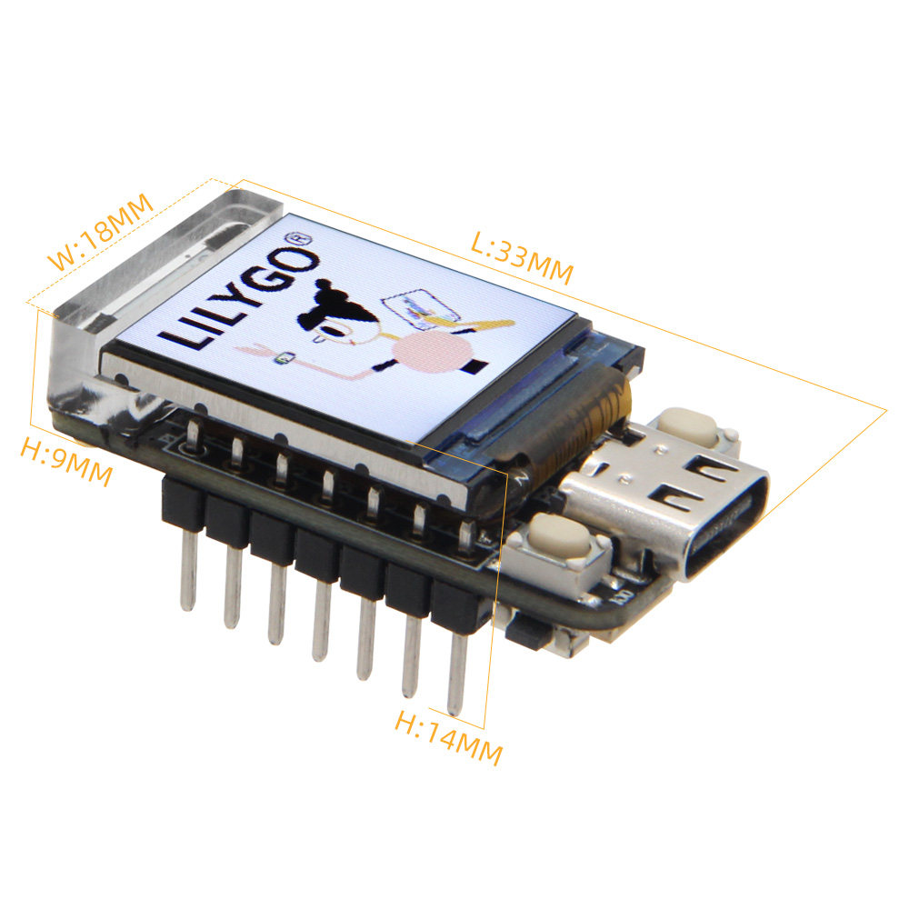 LILYGO T-QT Pro ESP32-S3 GC9A0 - đánh giá và giá Lolin S3