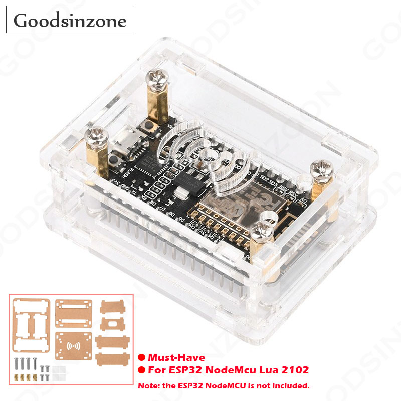 Acrylic Case kit for ESP32 Nod - đánh giá và giá Nodemcuv2